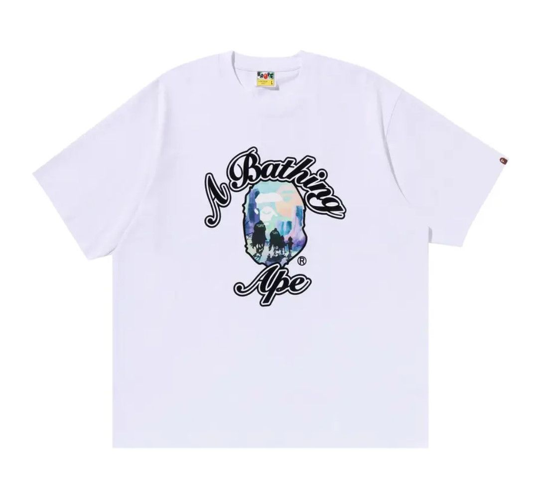 Bape &#39;Forbidden Zone College&#39; Tee White