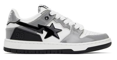 A Bathing Ape Bape SK8 STA #2 &#39;Grey Patent&#39;