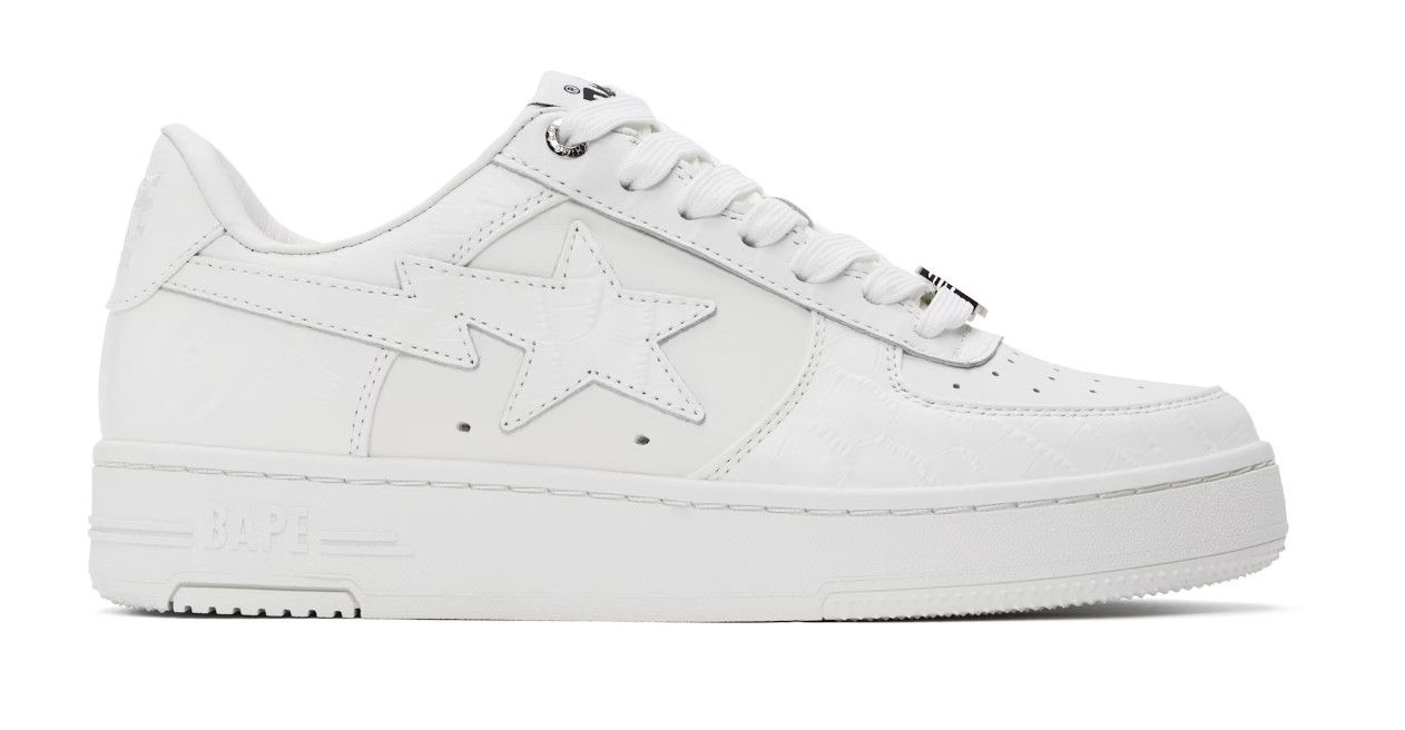 A Bathing Ape Bape STA #3 M2 &#39;Triple White&#39;