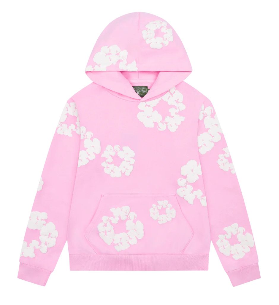 Denim Tears &#39;Cotton Wreath&#39; Hoodie Powder Pink