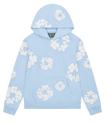 Denim Tears &#39;Cotton Wreath&#39; Hoodie Powder Blue