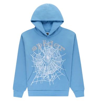 SP5DER &#39;OG Web V2&#39; Hoodie Dusty Blue