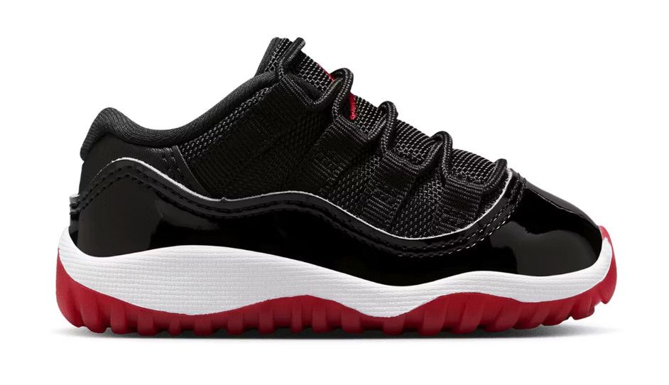 TD Air Jordan 11 Low &#39;Bred&#39;