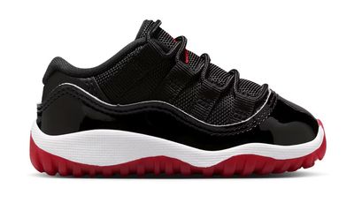 TD Air Jordan 11 Low &#39;Bred&#39;
