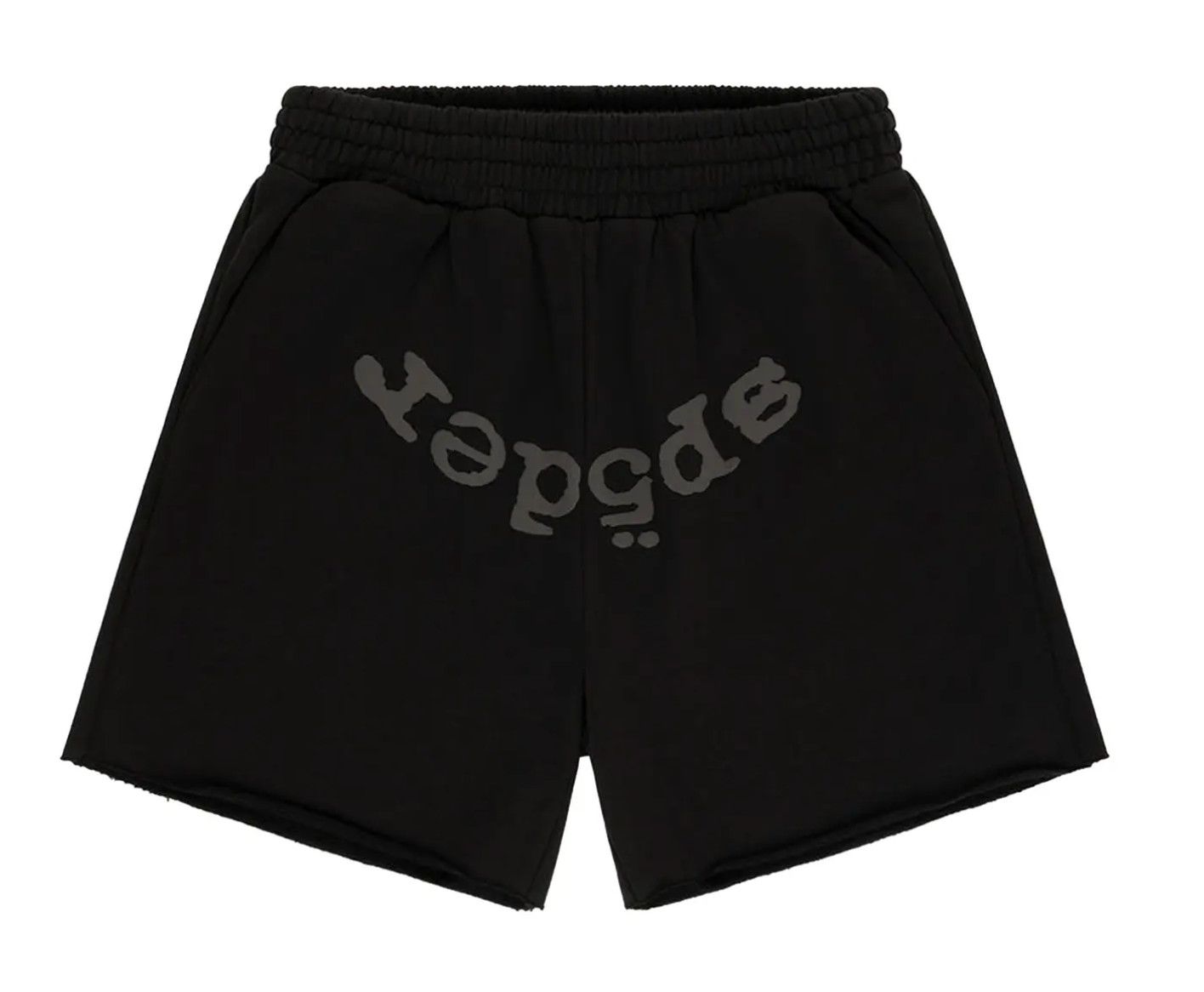 SP5DER &#39;Phantom Web&#39; Sweatshorts Black
