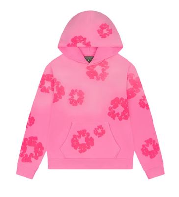 Denim Tears &#39;Mono Wreath&#39; Hoodie Pink