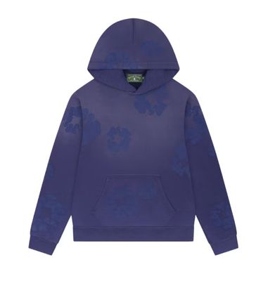 Denim Tears &#39;Mono Wreath&#39; Hoodie Washed Blue