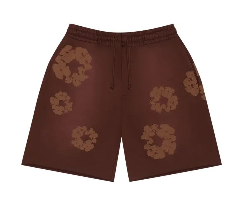 Denim Tears &#39;Mono Wreath&#39; Sweatshorts Brown