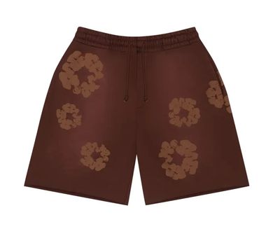 Denim Tears &#39;Mono Wreath&#39; Sweatshorts Brown