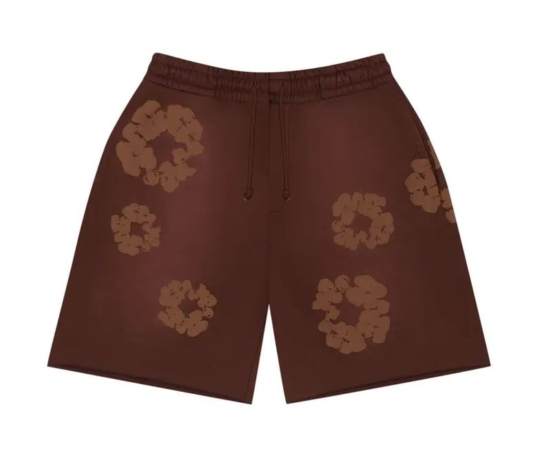 Denim Tears 'Mono Wreath' Sweatshorts Brown