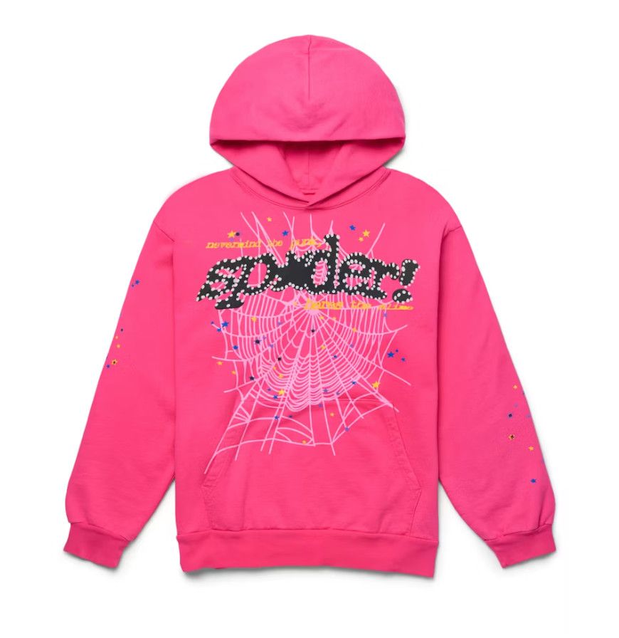 SP5DER &#39;P*NK V2&#39; Hoodie Pink