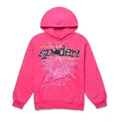 SP5DER &#39;P*NK V2&#39; Hoodie Pink