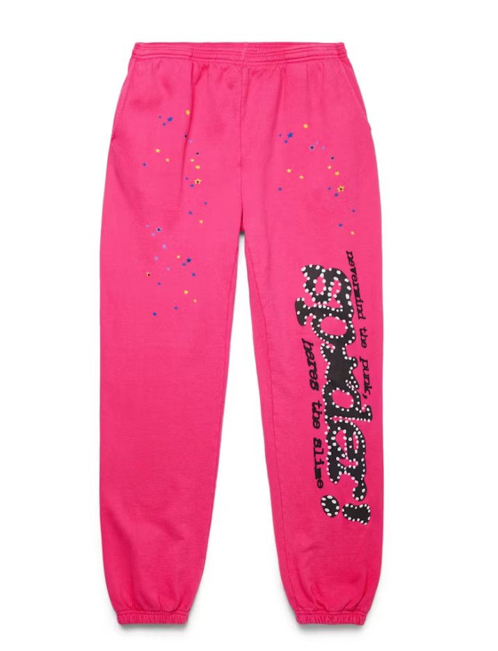 SP5DER &#39;P*NK V2&#39; Sweatpants Pink