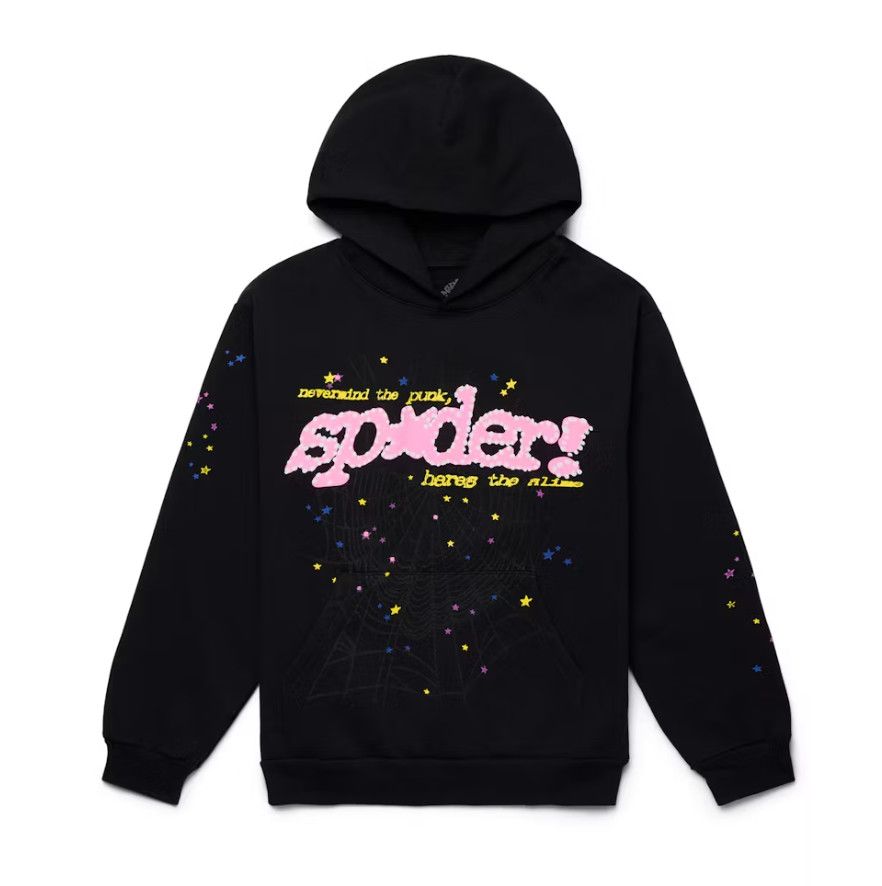 SP5DER &#39;P*NK V2&#39; Hoodie Black