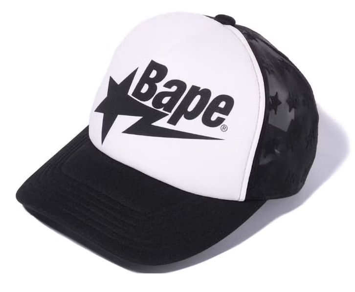 Bape &#39;Sta Logo&#39; Trucker, Color: Black
