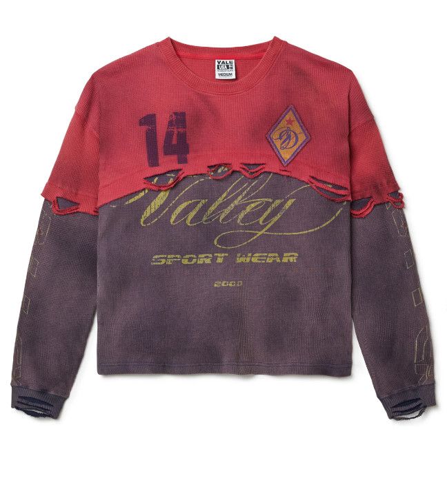 Vale Forever &#39;Thrashed&#39; L/S Thermal Tee