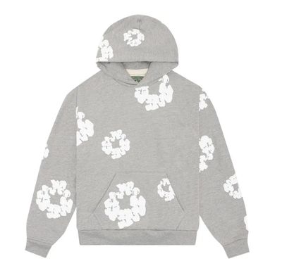 Denim Tears &#39;Cotton Wreath&#39; Hoodie Grey