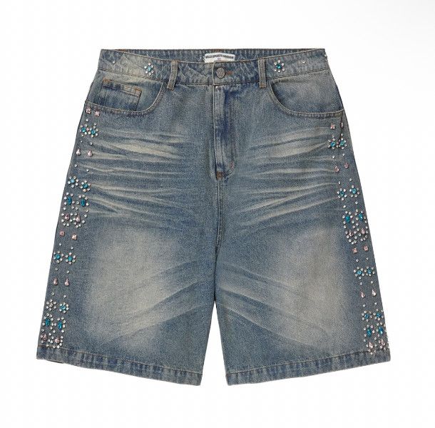 Vale Forever &#39;Candy&#39; Jean Shorts Light Wash