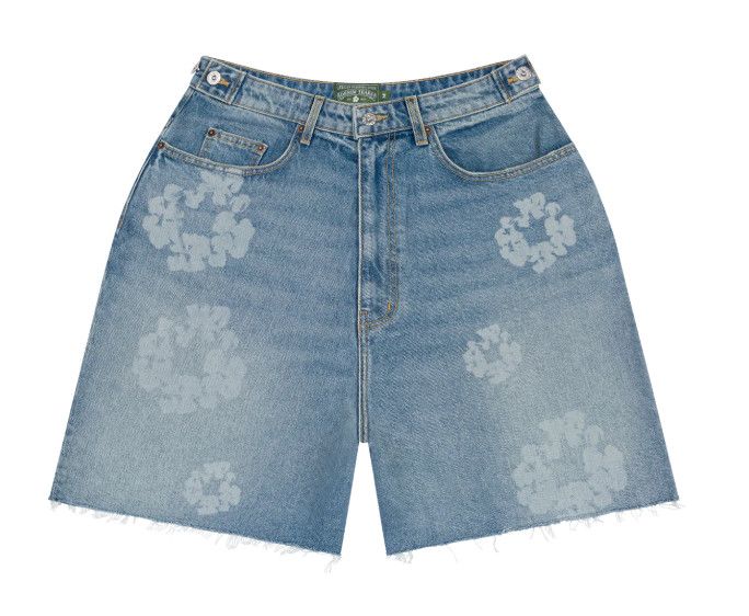 Levi&#39;s x Denim Tears &#39;Laser Wreath&#39; Denim Shorts