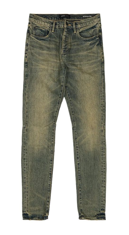 Purple Brand P001 &#39;Dark Indigo Sand Dune Cross&#39; Jeans
