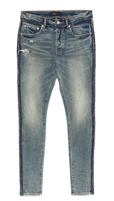 Purple Brand P001 &#39;Dark Indigo Shadow Seam Coated&#39; Jeans