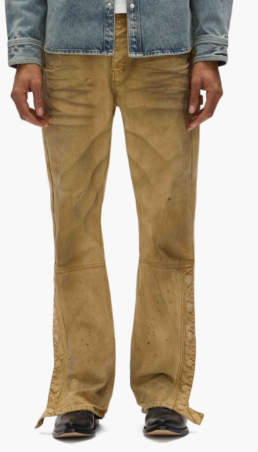 Purple Brand P051 &#39;Khaki Snap Carpenter&#39; Jeans