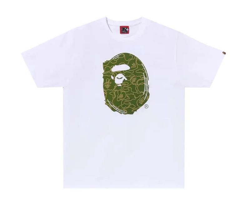 Bape 'Green 30th Anniversary' Tee White