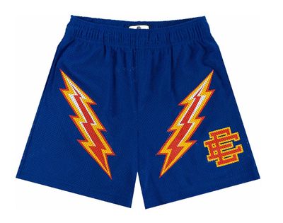 EE Basic Short &#39;Red/Yellow Bolt&#39; Blue