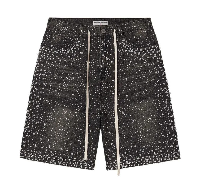 Vale Forever &#39;Rainstorm&#39; Jean Shorts Black