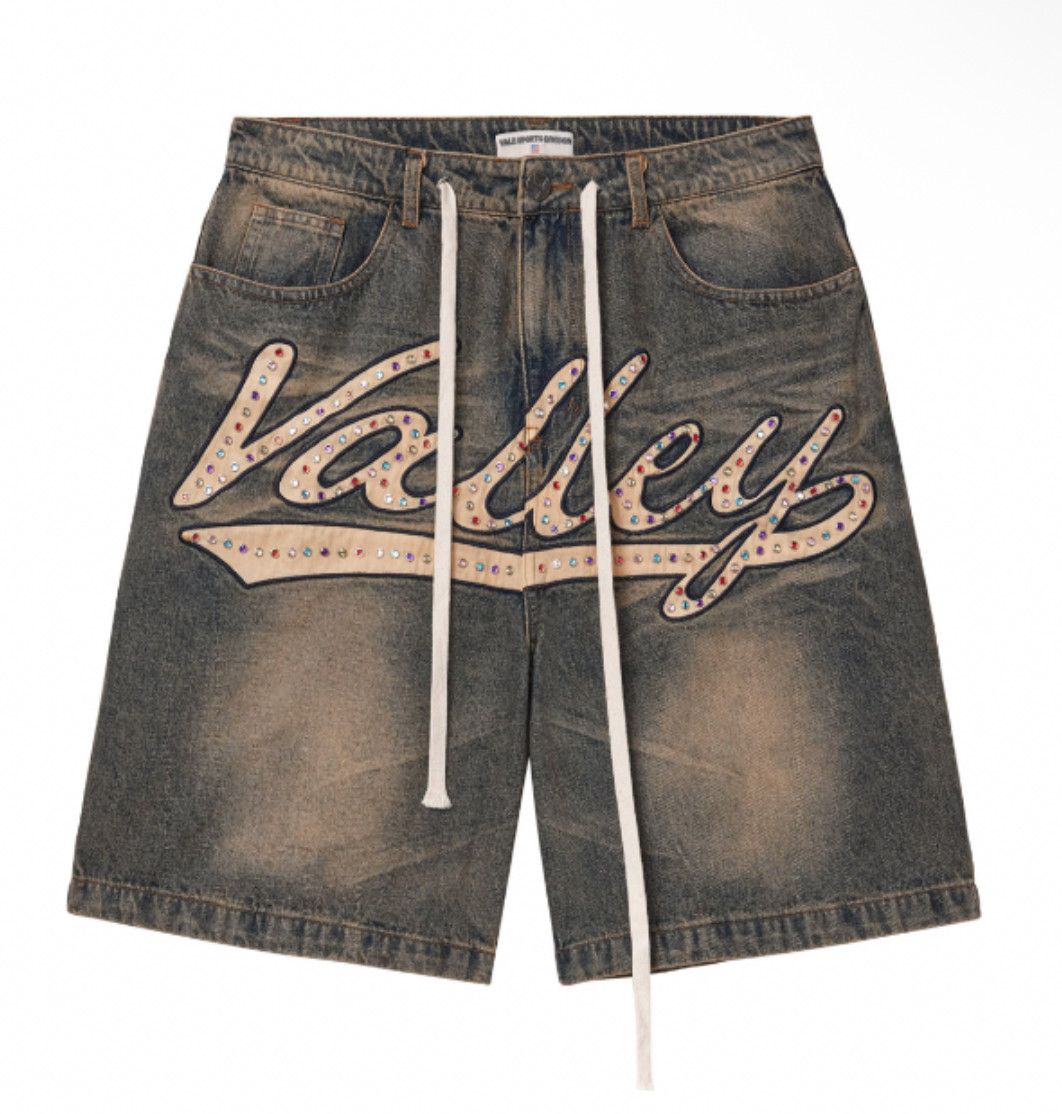 Vale Forever &#39;Skittles&#39; Jean Shorts Dirty Wash