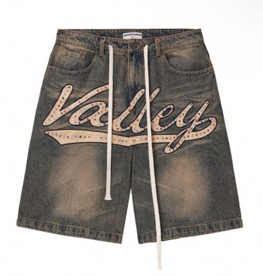 Vale Forever &#39;Skittles&#39; Jean Shorts Dirty Wash