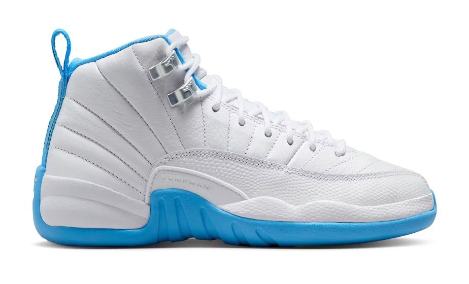 GS Air Jordan 12 Retro &#39;University Blue&#39;