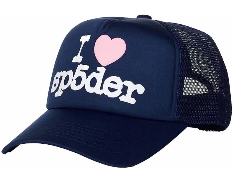 SP5DER &#39;Souvenir&#39; Trucker Hat, Color: Navy
