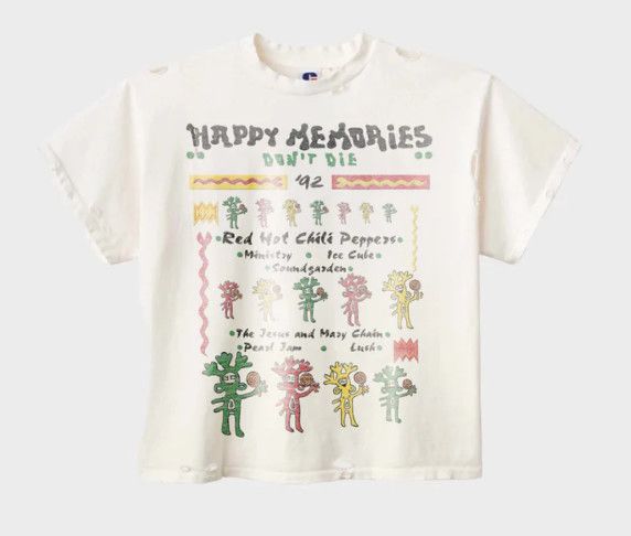 HMDD &#39;Rasta Festival&#39; Vintage Tee Cream