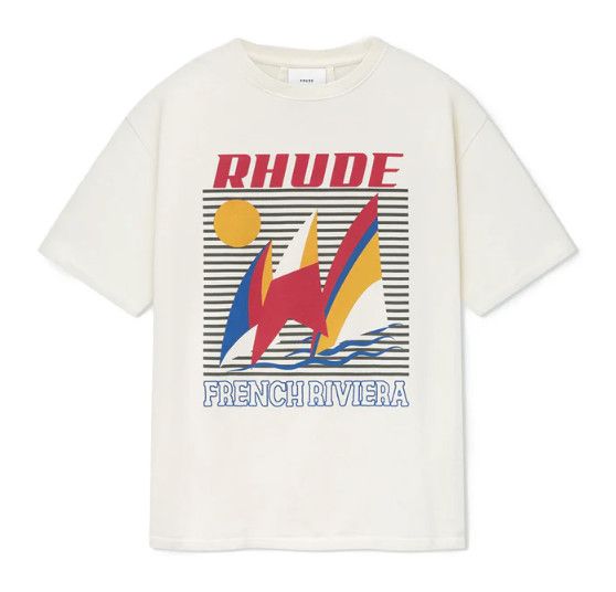 Rhude &#39;Poster&#39; Tee VTG White
