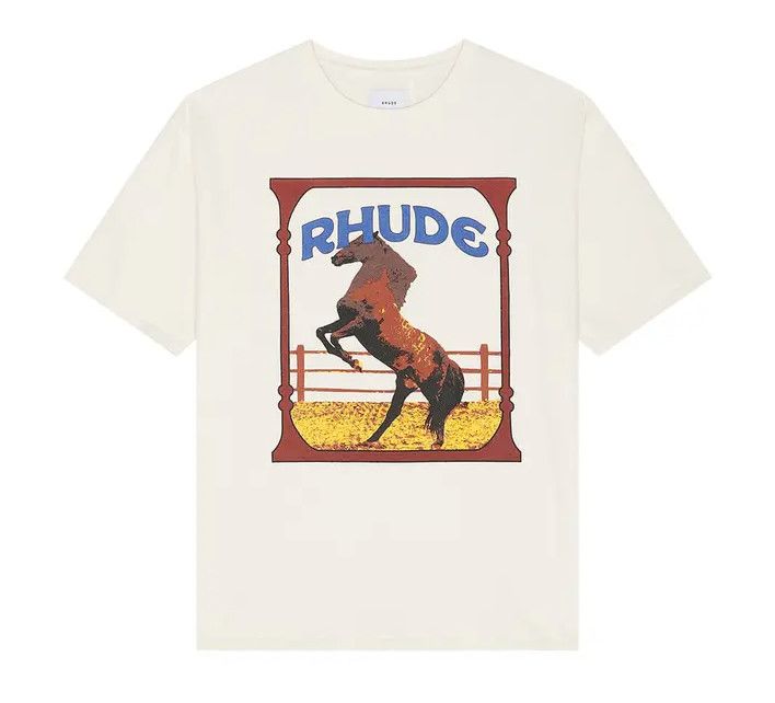 Rhude 'Cadre' Tee VTG White