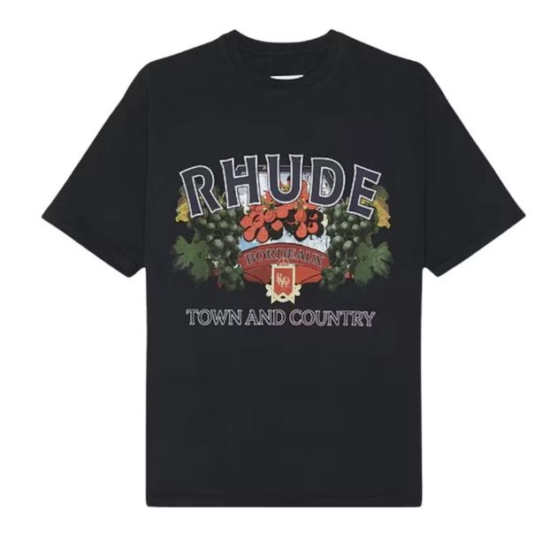 Rhude &#39;Town &amp; Country&#39; Tee VTG Black