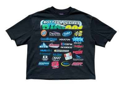 Bottega Desires &#39;Race&#39; Tee Black