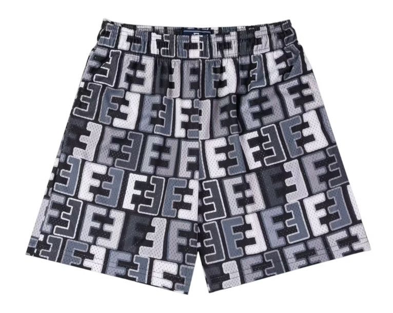 EE &#39;Fendi Logo&#39; Basic Short Black