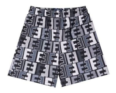 EE &#39;Fendi Logo&#39; Basic Short Black