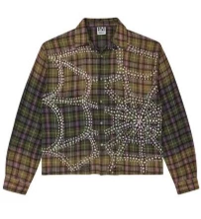 Vale Forever &#39;Bling Web&#39; Flannel Brown
