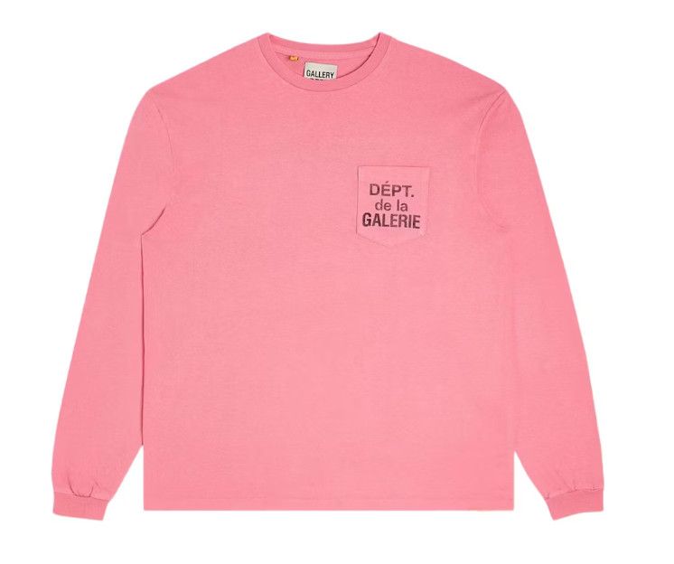 Gallery Dept. &#39;French Logo&#39; L/S Tee Salmon