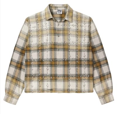Vale Forever &#39;Bling Web&#39; Flannel Green/Brown