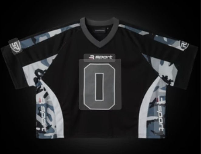 GVGallery 'Great Wall' Jersey Black