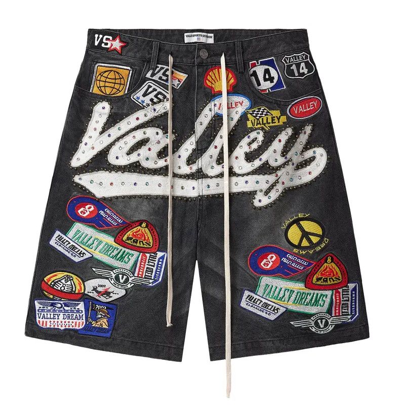 Vale Forever &#39;1980s&#39; Jean Shorts Black