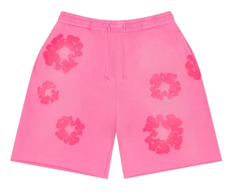 Denim Tears &#39;Mono Wreath&#39; Sweatshorts Pink