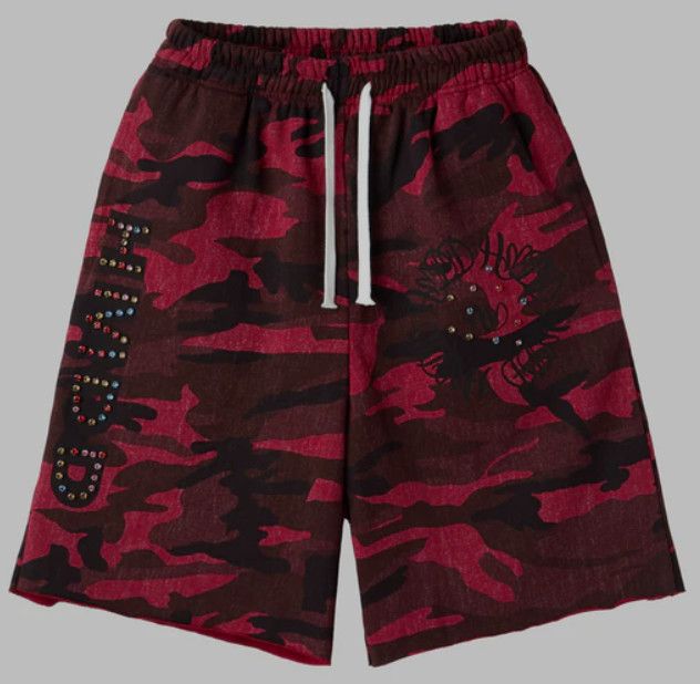 HMDD 'Chimstone' Sweatshorts Red Camo
