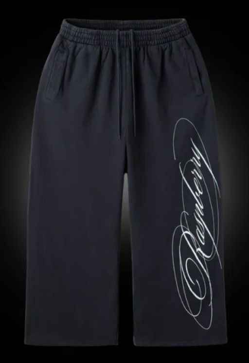 GVGallery &#39;Calligraphy&#39; Sweatpants Black