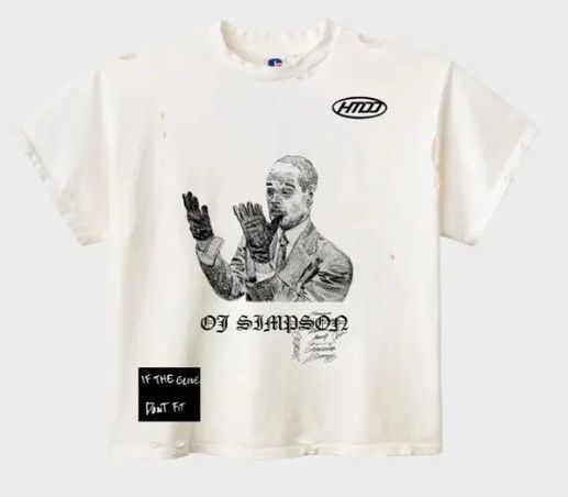 HMDD &#39;OJ Squeeze&#39; Vintage Tee White