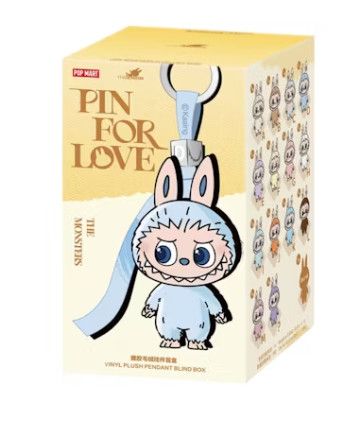 Pop Mart Labubu &#39;The Monsters Pin for Love Series (A-M)&#39; Vinyl Plush Pendant